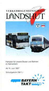 Fahrplan Verkehrsgemeinschaft Landshut 1997