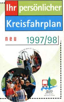 Fahrplan Main-Spessart Nahverkehrs GmbH 1997 / 1998