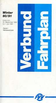 FVV Verbundfahrplan 1990 / 1991