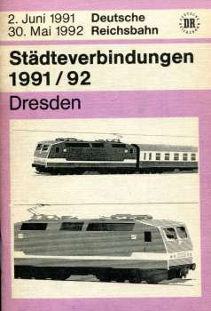 Städteverbindungen Dresden 1991 / 1992