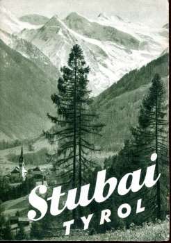 Fahrplan und Informationsblatt Stubaital 1957