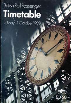 British Rail Timetable 1989