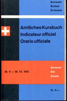 Kursbuch Schweiz 1972