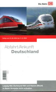 Abfahrt und Ankunft Deutschland 2004