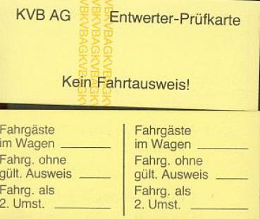 10 Entwerter - Prüfkarten