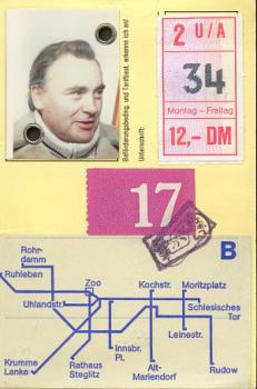 Monatskarte BVG Berlin