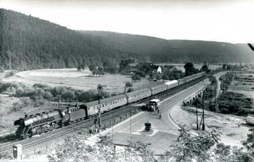 Original Bellingrodt Foto 41 116 mit D 183 im Lahntal zwischen Cölbe und Bürgeln