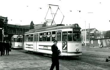 Straßenbahn Nürnberg TW 237 1961