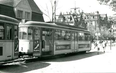 Straßenbahn Nürnberg TW 254 1961