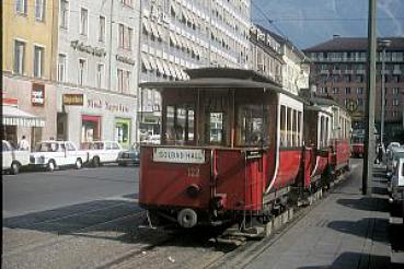 Straßenbahn Innsbruck 1973 Lokalbahn Hall