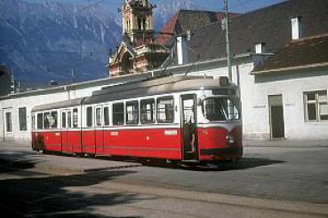 Straßenbahn Innsbruck 1973 Bergiselbahnhof