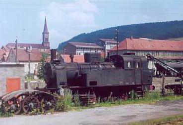 MEG Dampflok in Furtwangen 1963