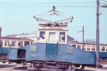 Lokalbahn Wien Baden E-Lok 1001 1965
