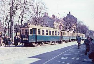 Lokalbahn Wien Baden in Baden 1965
