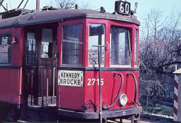 Straßenbahn Wien TW 2715 1965