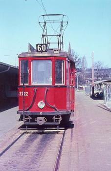 Straßenbahn Wien TW 2722 1965 Rodaun
