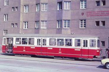 Straßenbahn Wien TW 1262 1965 Südbahnhof