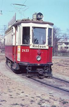 Straßenbahn Wien / Rodaun TW 2433 1965