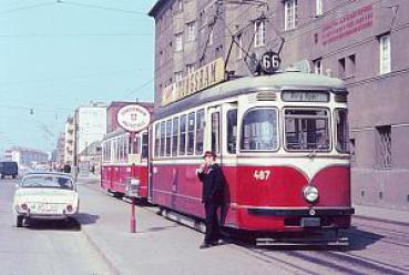 Straßenbahn Wien TW 487 1965 Raxstraße