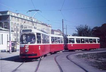 Straßenbahn Wien TW 4002 1986