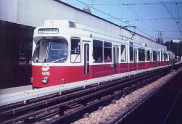 Straßenbahn Wien TW 4910 1986
