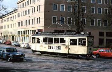 Straßenbahn Linz TW 11 Linie 3 1983