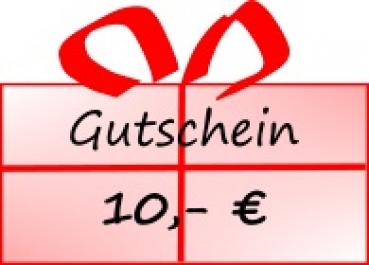 GUTSCHEIN 10,- EURO