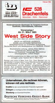 Zugbegleiter IC 528 Drachenfels München . Hannover Februar 1985