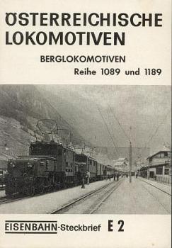 Österreichische Lokomotiven Reihe 1089 und 1189