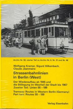 Straßenbahnlinien in Berlin West II Linien 55 - 199