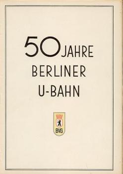 50 Jahre Berliner U-Bahn BVG