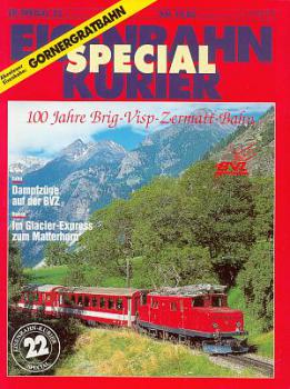 100 Jahre Brig - Visp - Zermatt Bahn EK Special 22