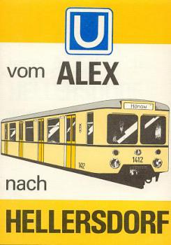Vom Alex nach Hellersdorf U-Bahn Berlin