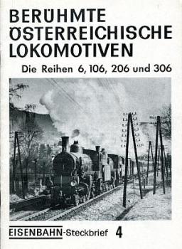 Berühmte Österreichische Lokomotiven Die Reihen 6 106 206 u 306