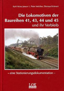 Die Lokomotiven der Baureihen 41, 43, 44 und 45 und ihr Verbleib