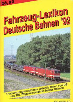 Fahrzeuglexikon Deutsche Bahnen 1992