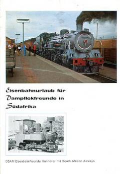 Eisenbahnurlaub für Dampflokfreunde in Südafrika