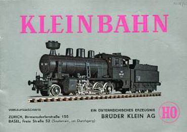 Kleinbahn Katalog 1973 / 1974