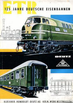 ETR 125 Jahre Deutsche Eisenbahnen, Köln Westwaggon