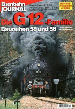 Die G 12 Familie, Baureihen 58 und 56