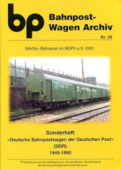 Bahnpostwagen Archiv Bahnpostwagen Deutsche Post DDR 1945 - 1990