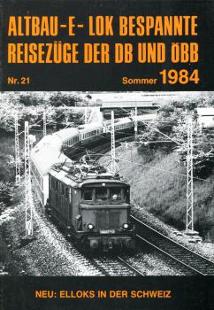 Altbau Ellok bespannte Reisezüge der DB 1984