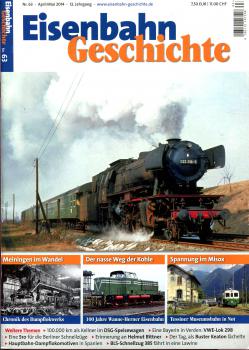 DGEG Eisenbahn Geschichte Heft 63