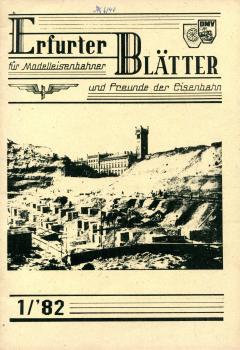 Erfurter Blätter Heft 1 / 1982