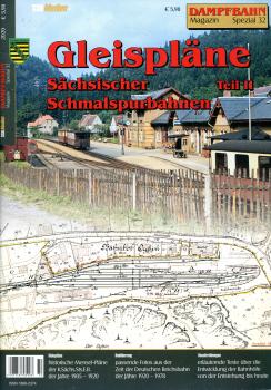 Dampfbahn Magazin Spezial 32 Gleispläne Sächsischer Schmalspurbahnen teil II