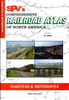 Railroad Atlas of North America Dakotas Minnesota