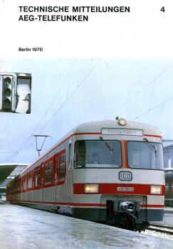 Technische Mitteilungen AEG Telefunken Berlin 1970