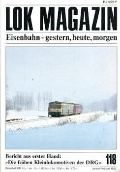 Lok Magazin Heft 118, 01 / 1983 Die frühen Kleinlokomotiven der DRG, u.a.