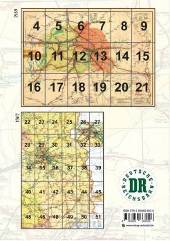 Preview: Übersichtskarten der Reichsbahndirektion Berlin im Mai 1959 und August 1967 Reprint