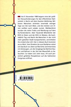 Preview: Mit Bus und Bahn durch die Mauer. Die BVG in der Zeit der deutschen Vereinigung 1989–1992
